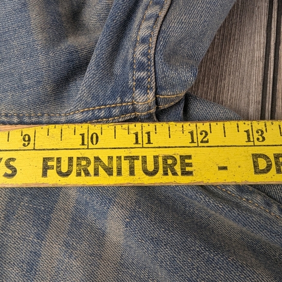 ORO Los Angeles Size 34 Denim Jeans Distressed And Stained Intentionally - Picture 13 of 14